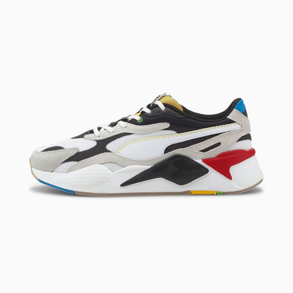 Puma RS-X³ WH Férfi Sportcipő - Fehér/Fekete ( Hungary - WYGTV7864 )